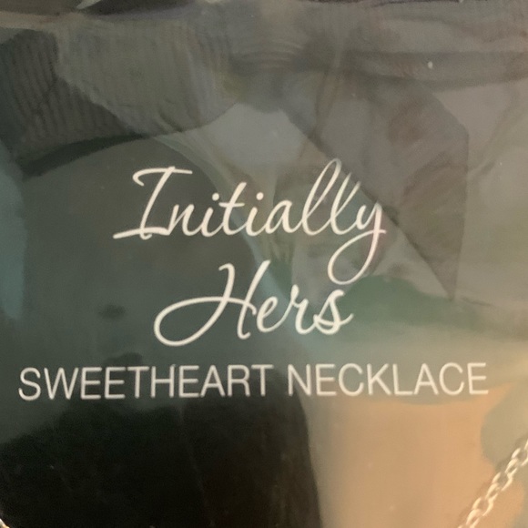 Ganz Womens Letter P Initial Alphabet Sweetheart Silver Tone Necklace - Picture 3 of 4